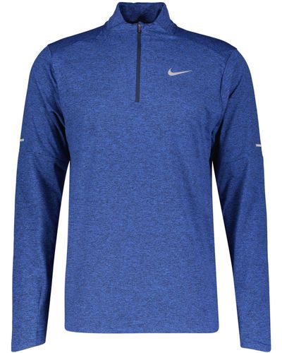 Nike Laufshirt Langarm - Blau