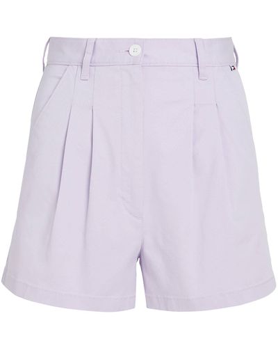 Tommy Hilfiger Shorts TJW CLAIRE HR PLEATED SHORTS - Lila