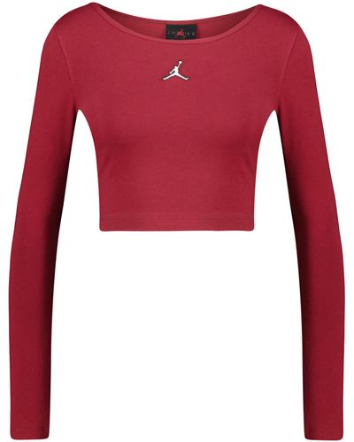 Nike Sporttop FLIGHT Cropped Tight Fit - Rot