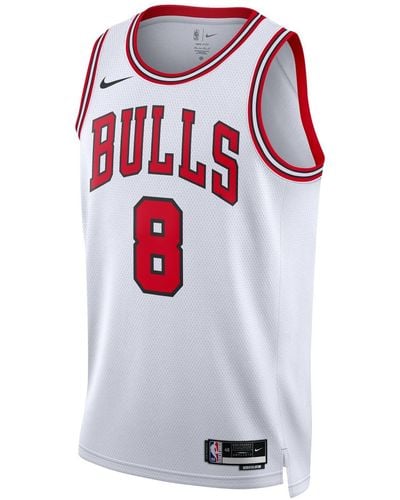 Nike Basketballtrikot NBA CHICAGO BULLS LAVINE ZACK SWINGMAN JERSEY ASSOCIATION EDITION 2022/23 - Weiß