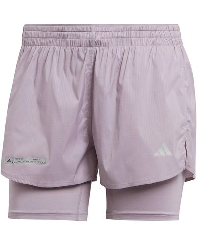 adidas Originals Laufshorts ULTIMATE TWO-IN-ONE - Lila
