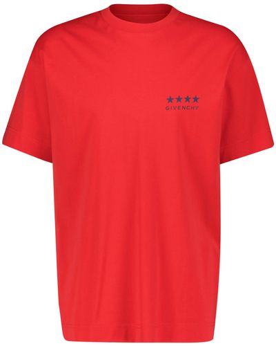 Givenchy T-Shirt 4G Classic Fit - Rot
