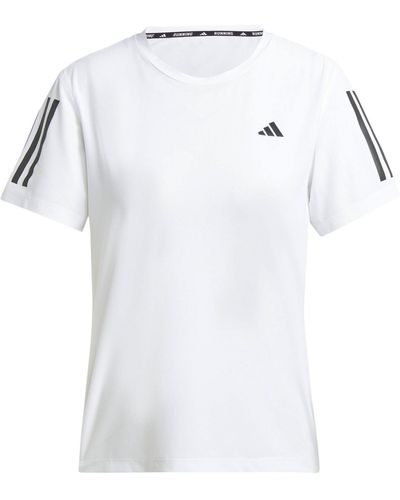adidas Laufshirt - Weiß