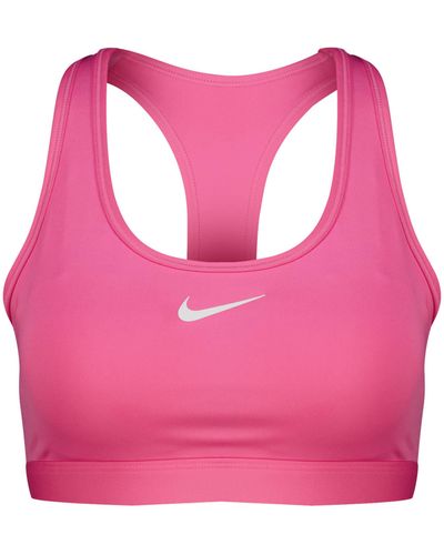 Nike Sport-BH SWOOSH MEDIUM SUPPORT - Pink