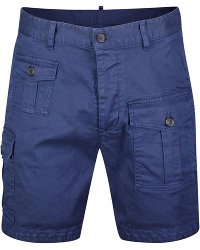 DSquared² Shorts SEXY CARGO SHORTS - Blau