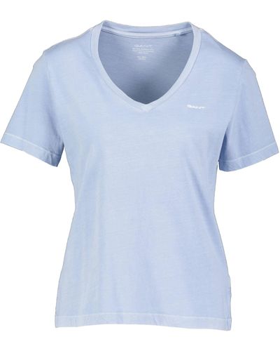 GANT T-Shirt SUNFADED Regular Fit - Blau