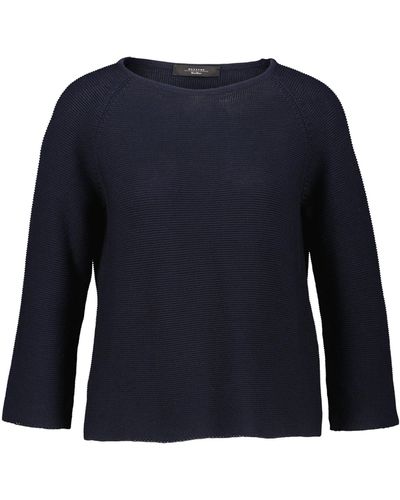 Weekend by Maxmara Strickpullover Relaxed Fit - Blau