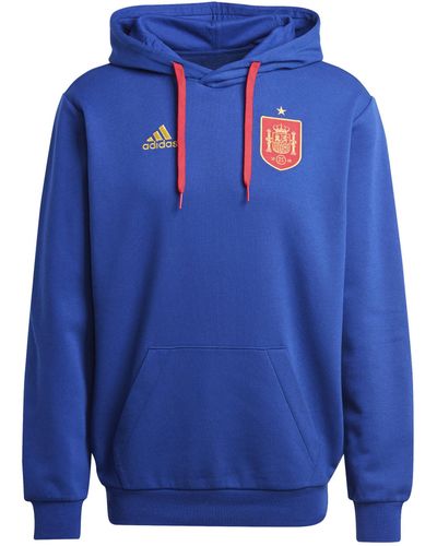 adidas Originals Replicas - Sweatshirts - Nationalteams Spanien DNA Hoody EM 2024 - Blau