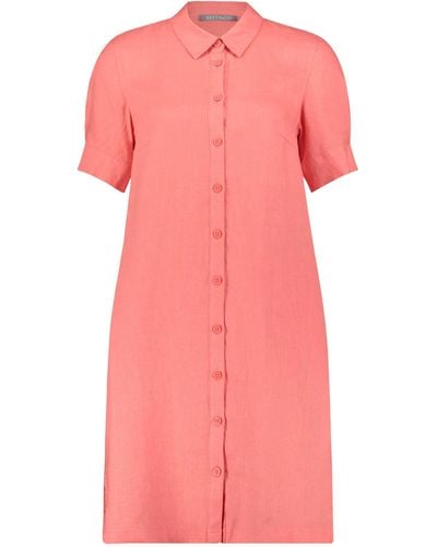 BETTY&CO Casual-Kleid mit Kragen - Pink