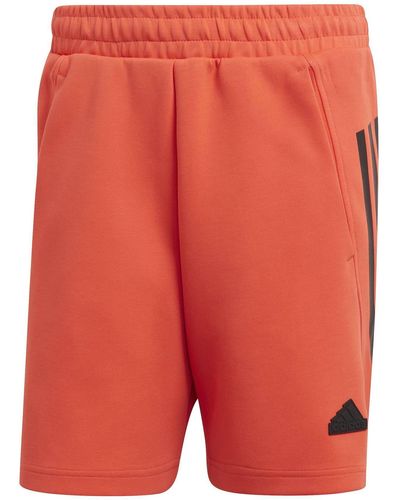 adidas Shorts FUTURE ICONS 3 STRIPES - Orange
