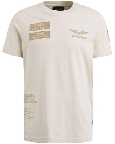 PME LEGEND T-Shirt aus Baumwolle - Weiß