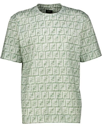 Fendi T-Shirt Oversized Fit - Grün