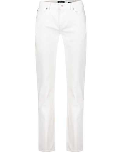 7 For All Mankind Jeans SLIMMY WHITE DESERT Slim Fit - Weiß