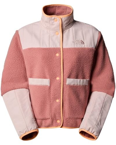 The North Face Jacke CRAGMONT FLEECEJACKE Relaxed Fit - Pink