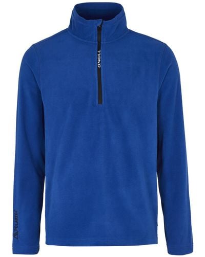 O'neill Sportswear Fleecepullover JACK mit Stehkragen und Reißverschluss - Blau
