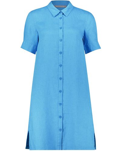 BETTY&CO Casual-Kleid mit Kragen - Blau