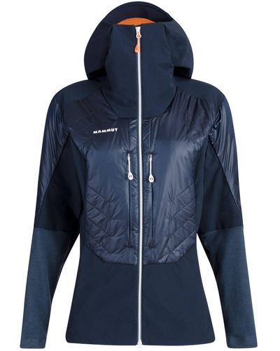 Mammut Jacke "Eisfeld SO Hybrid Hooded Jacket Women" - Blau