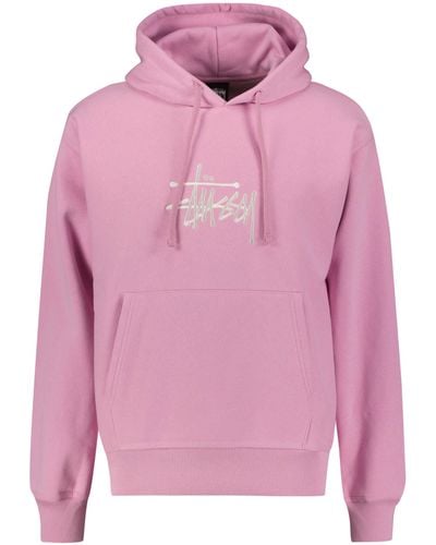 Stussy Hoodie Oversized Fit - Pink