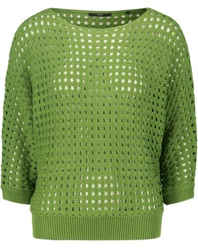 Zero Pullover mit Fledermausärmeln - Grün