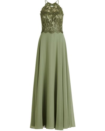 Vera Mont Abendkleid rückenfrei - Grün