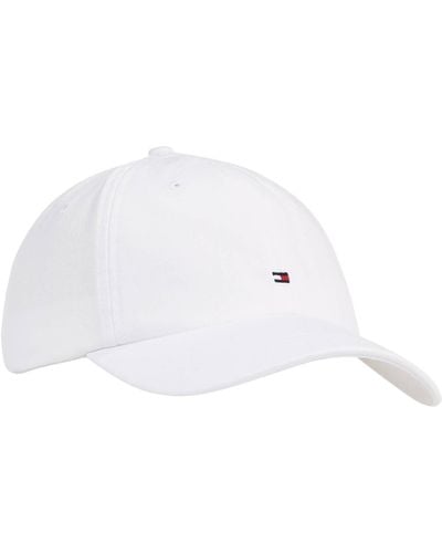 Tommy Hilfiger Baseball-Cap FLAG SOFT 6 PANEL CAP - Weiß
