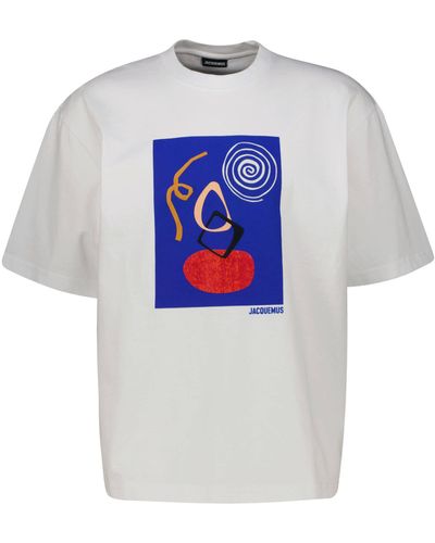 Jacquemus T-Shirt LE TSHIRT CUADRO - Weiß
