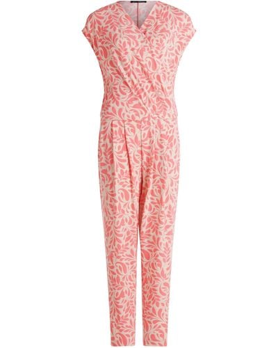 Betty Barclay Jumpsuit mit überschnittenen Ärmeln - Pink