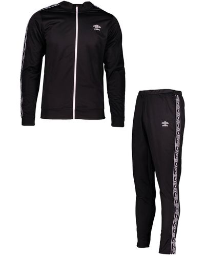 Umbro Fußball - Textilien - Anzüge Active Style Taped Tricot Trainingsanzug - Schwarz