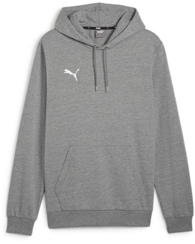 PUMA Fußball-Sweatshirt mit Kapuze TEAMGOAL CASUAL HOODY - Grau