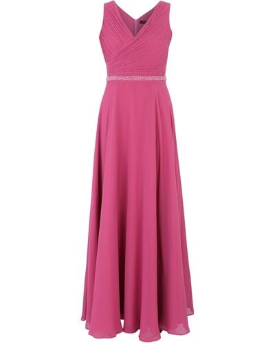 Vera Mont Abendkleid mit Plissee - Pink