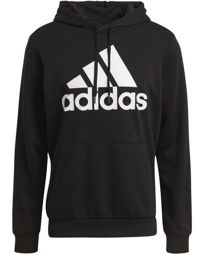 adidas Lifestyle - Textilien - Sweatshirts Essentials Logo Hoody - Schwarz