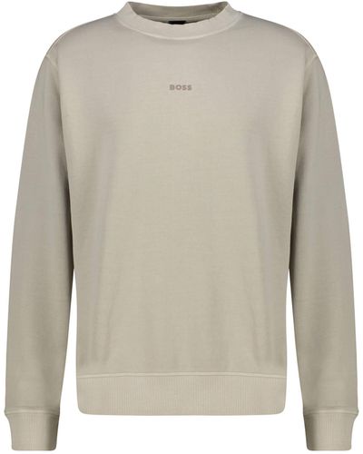 BOSS Sweatshirt WEFADE - Grau