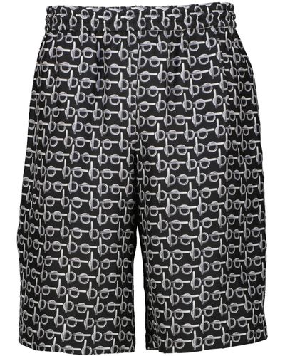 Burberry Shorts aus Seide - Grau