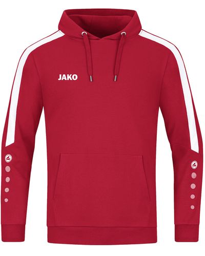 JAKÒ Fußball - Teamsport Textil - Sweatshirts Power Hoody - Rot