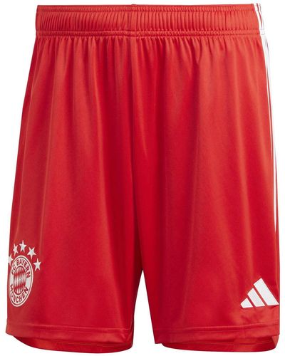 adidas Originals Fußballshorts FC BAYERN MÜNCHEN 2023/24 Heim - Rot