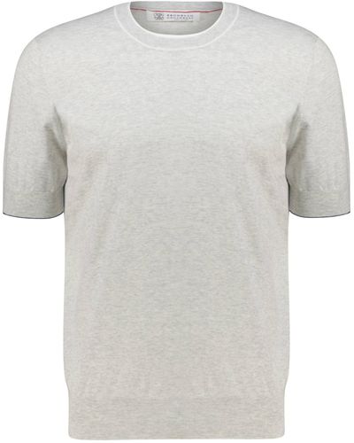 Brunello Cucinelli T-Shirt Regular Fit - Grau