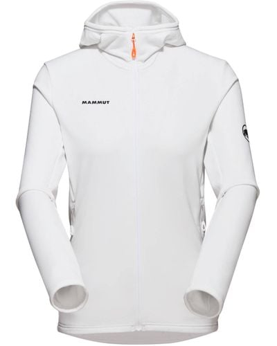 Mammut Fleecejacke mit Kapuze ACONCAGUA LIGHT ML HOODED JACKET WO - Grau