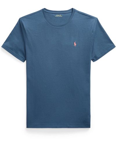 Polo Ralph Lauren T-Shirt Custom Slim Fit - Blau
