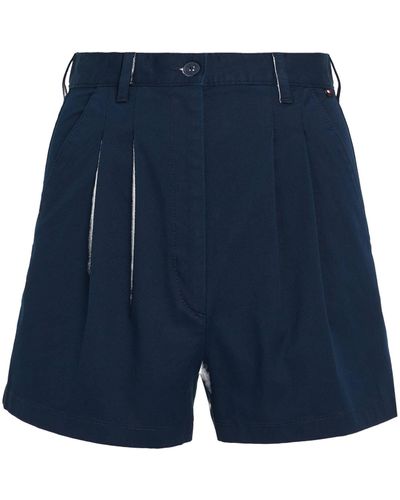 Tommy Hilfiger Shorts TJW CLAIRE HR PLEATED SHORTS - Blau
