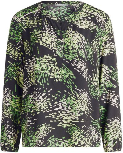 BETTY&CO Casual-Bluse mit Print - Grün