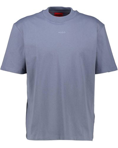 HUGO T-Shirt DAPOLINO Relaxed Fit - Blau