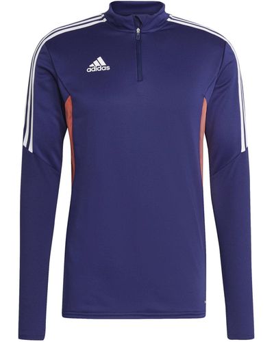 adidas Originals Fußball - Textilien - Sweatshirts Condivo Predator HalfZip Sweatshirt - Blau