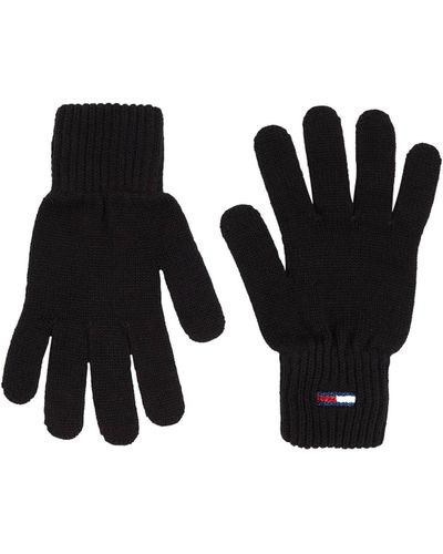 Tommy Hilfiger Handschuhe Leder Essential Flag Leather Gloves S-M Blau in  Blau | Lyst DE