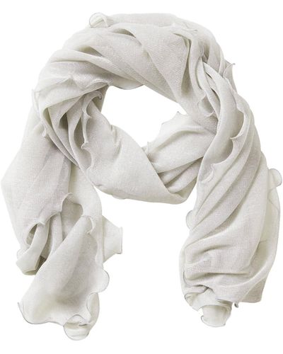 Vera Mont Basic-Schal mit Lurexfaden - Weiß