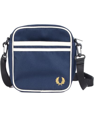 Fred Perry Twin Tipped Side Bag - Blue