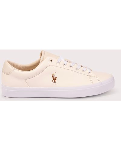 Polo Ralph Lauren Longwood Vlc Low Top Trainers - Natural