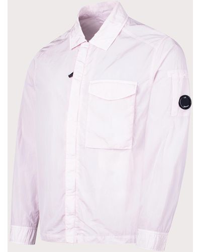 C.P. Company Chrome-r Pocket Overshirt - Pink