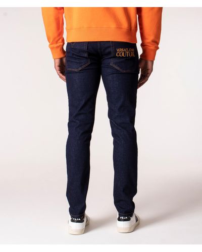 Versace Slim Fit Dundee Jeans - Blue