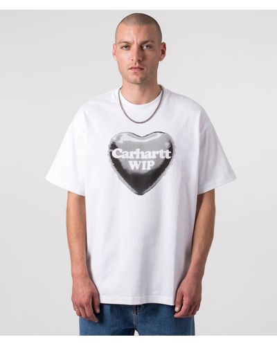 Carhartt Relaxed Fit Heart Balloon T-shirt - White