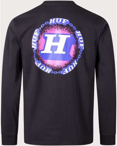 Huf Dependable Long Sleeve T-shirt - Blue